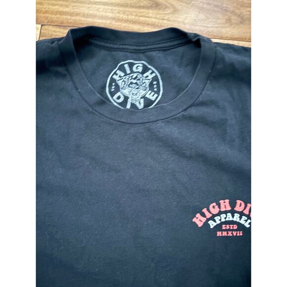High Dive Apparel T-Shirt - Black - Men's Large - Cotton - Picture 3 of 4